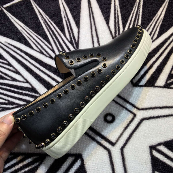 16AW クリスチャン ルブタンコピー スリッポン Christian Louboutin ☆Pik Boat Flat Python Clark 3150443B002